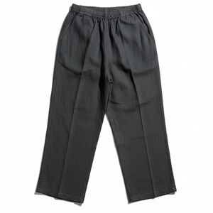 FLAX by Jeanne Engelhart Black Linen Cropped Pants – Size 2G (Generous Fit)